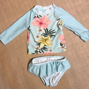 Carter's rash guard top and bottom
